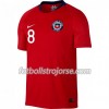 Chile Matchtröjor Arturo Vidal 8 Hemma Fotbollströja Copa América 2019